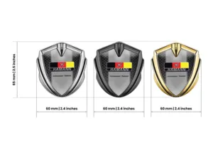 Hamann High End Car Logo Badges Sports Design Glossy